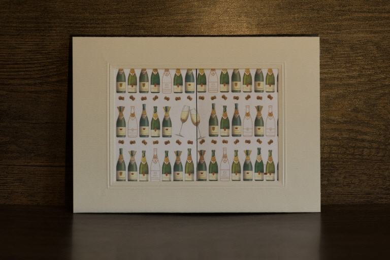 Kulissenkarte "Champagner"